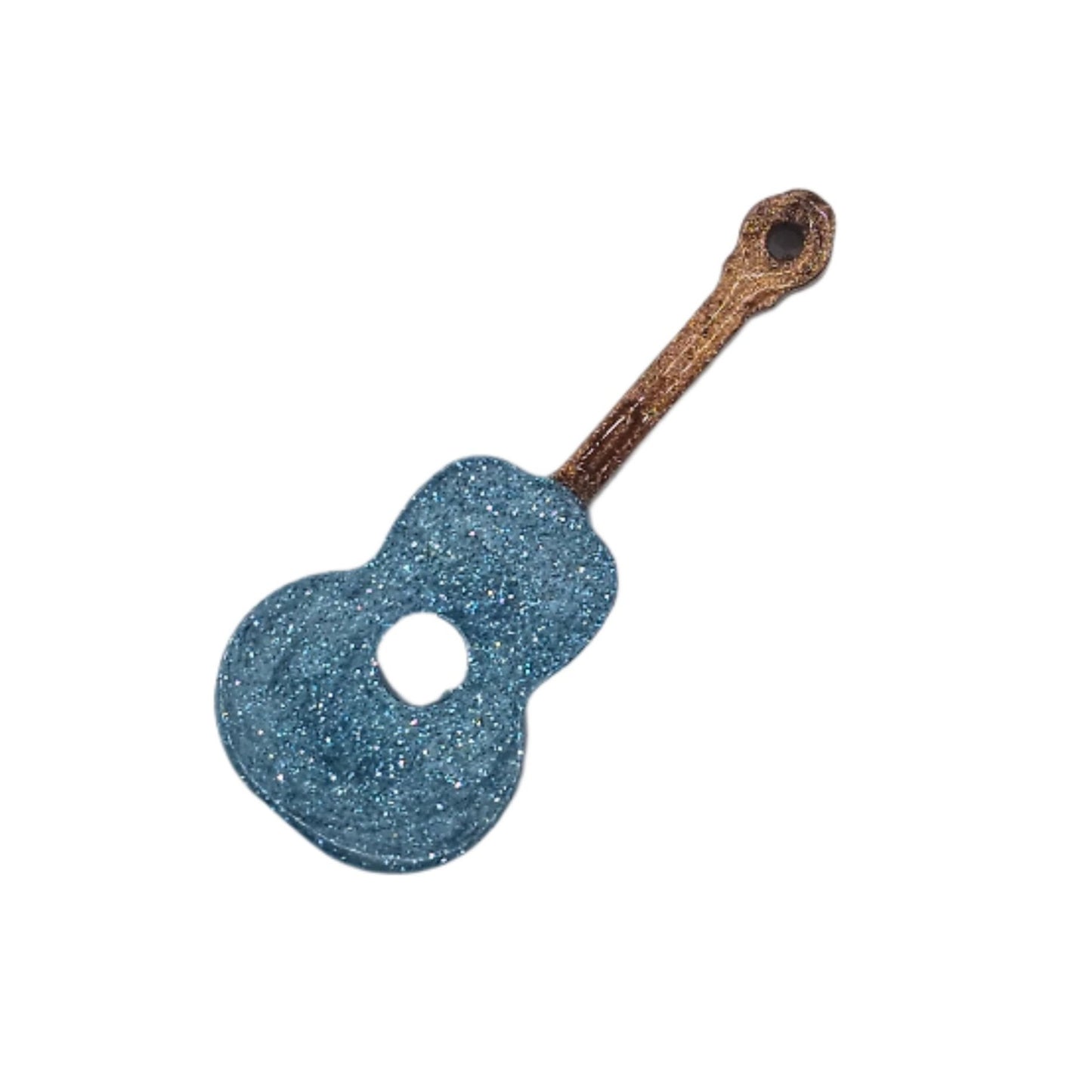 Lover Blue Eras Tour Confetti Guitar Keychain